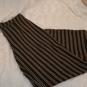 Stripped palazzo pants